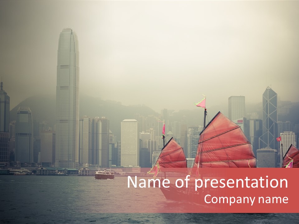 Hong Kong Structure Travel PowerPoint Template