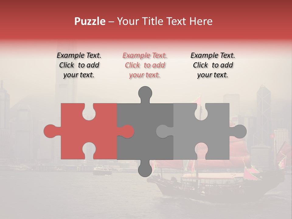 Hong Kong Structure Travel PowerPoint Template