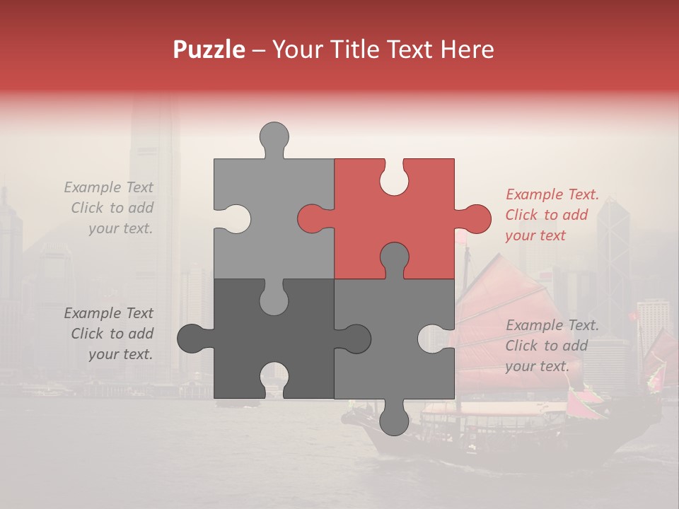 Hong Kong Structure Travel PowerPoint Template