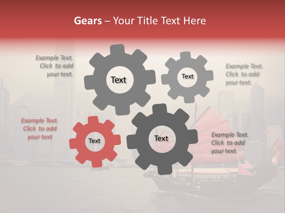 Hong Kong Structure Travel PowerPoint Template