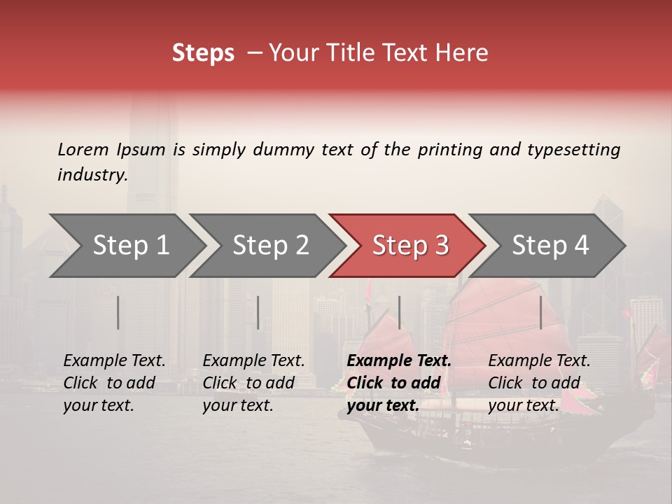 Hong Kong Structure Travel PowerPoint Template