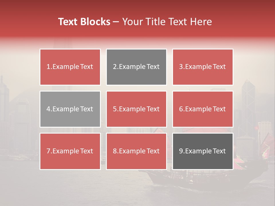 Hong Kong Structure Travel PowerPoint Template