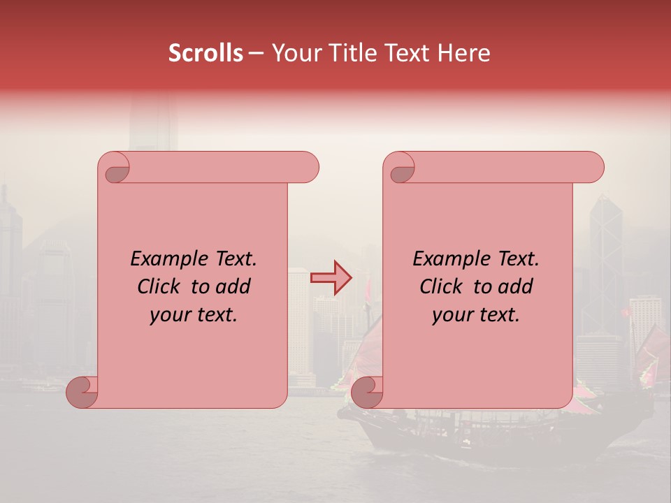 Hong Kong Structure Travel PowerPoint Template