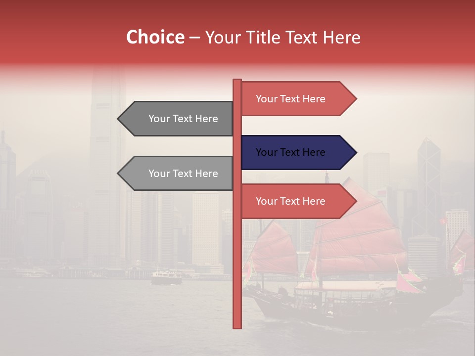 Hong Kong Structure Travel PowerPoint Template