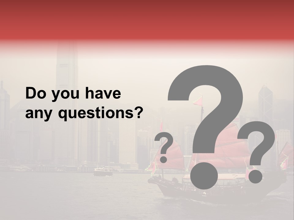 Hong Kong Structure Travel PowerPoint Template