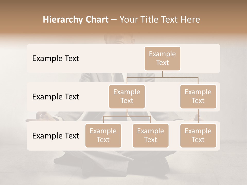 Yoga Stress Caucasian PowerPoint Template