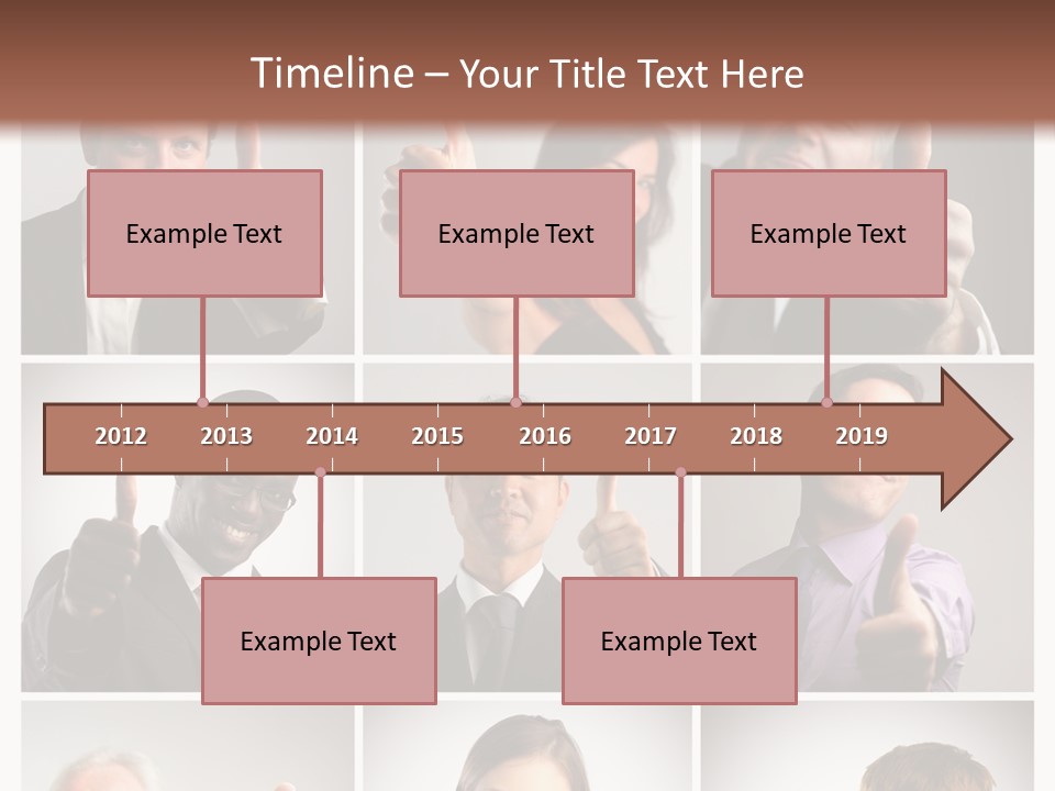Mixed Orient Hand PowerPoint Template