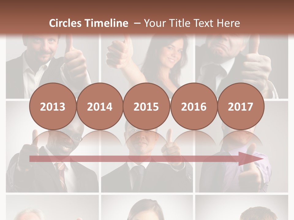 Mixed Orient Hand PowerPoint Template