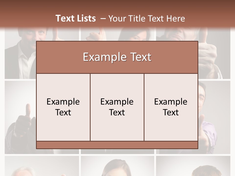 Mixed Orient Hand PowerPoint Template
