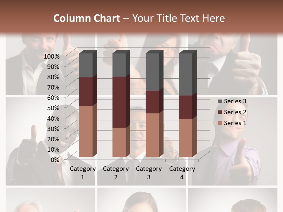 Mixed Orient Hand PowerPoint Template