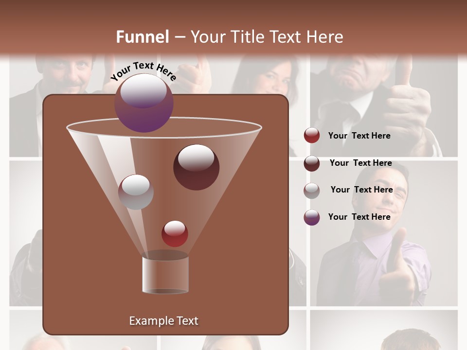 Mixed Orient Hand PowerPoint Template