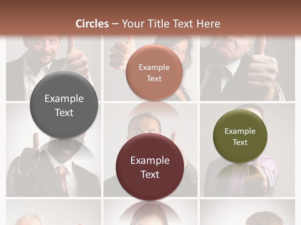 Mixed Orient Hand PowerPoint Template