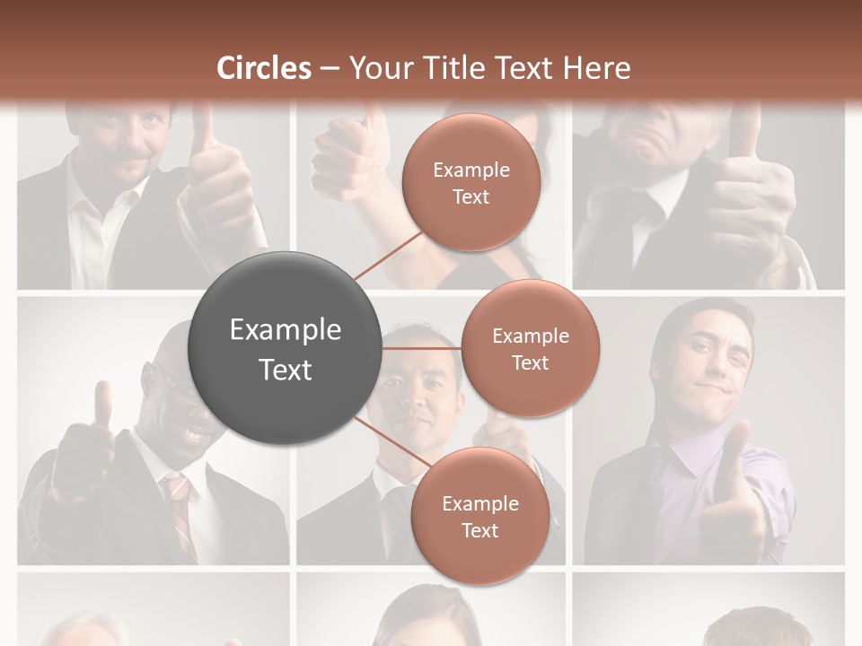 Mixed Orient Hand PowerPoint Template