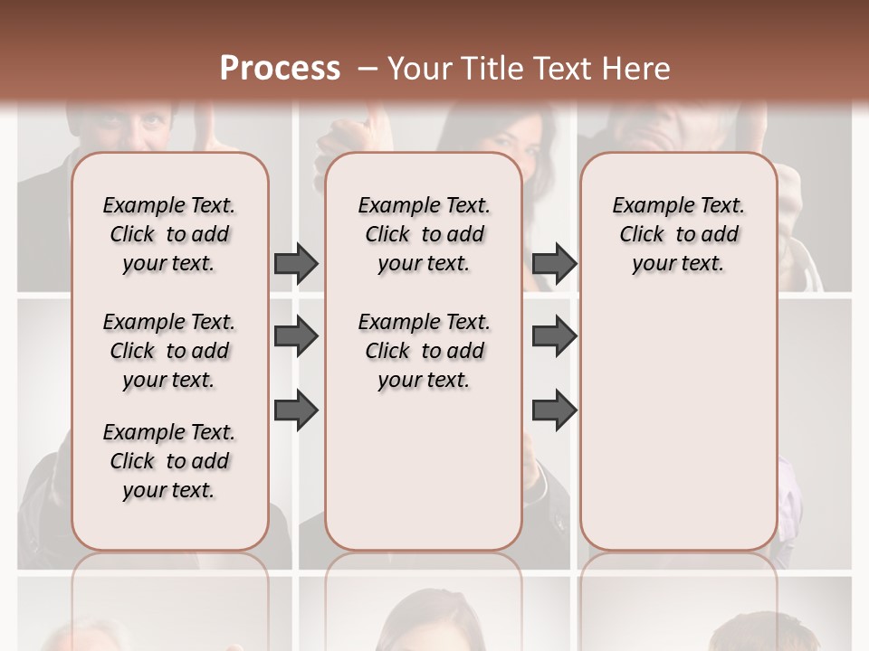 Mixed Orient Hand PowerPoint Template