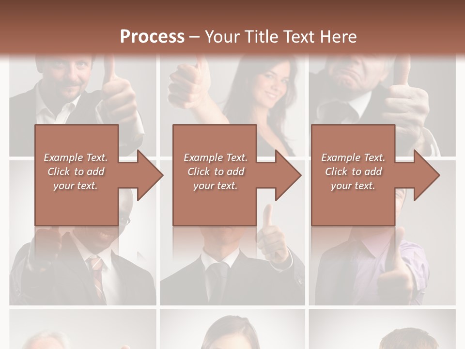 Mixed Orient Hand PowerPoint Template