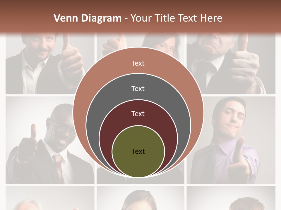 Mixed Orient Hand PowerPoint Template