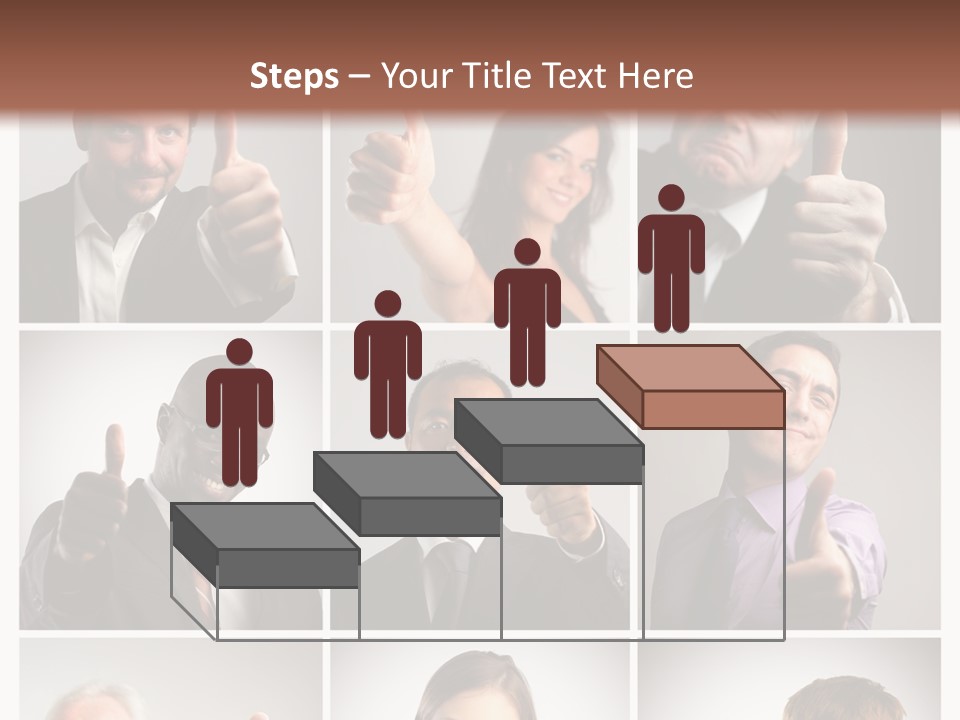 Mixed Orient Hand PowerPoint Template