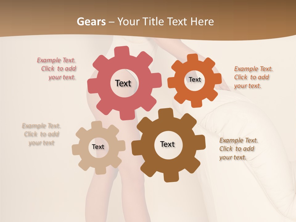 Wellbeing Tiptoe Profile PowerPoint Template