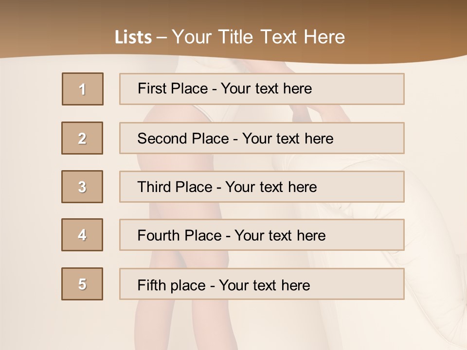 Wellbeing Tiptoe Profile PowerPoint Template
