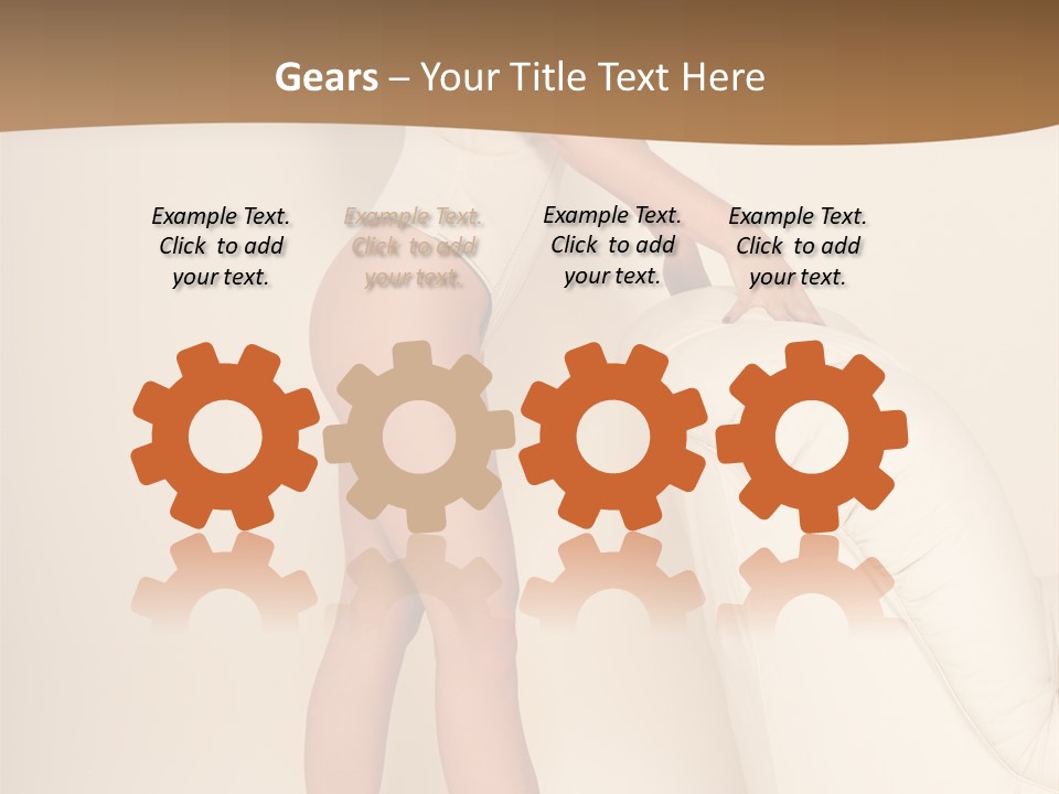 Wellbeing Tiptoe Profile PowerPoint Template