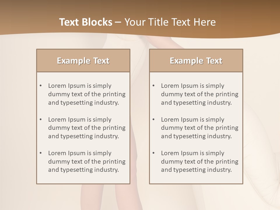 Wellbeing Tiptoe Profile PowerPoint Template