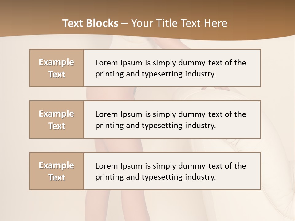 Wellbeing Tiptoe Profile PowerPoint Template