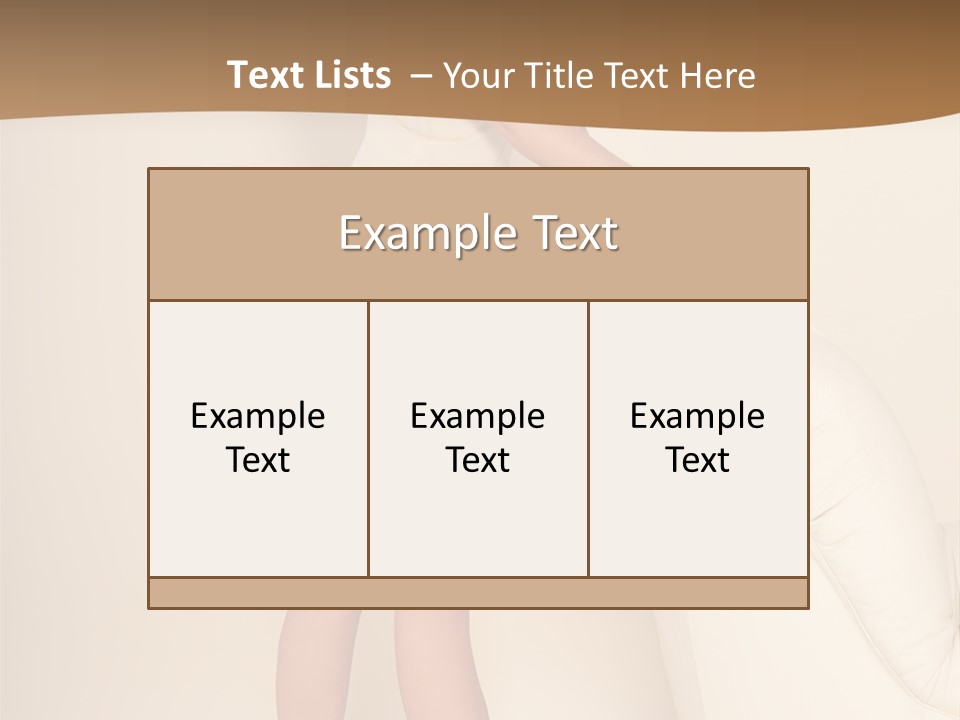 Wellbeing Tiptoe Profile PowerPoint Template