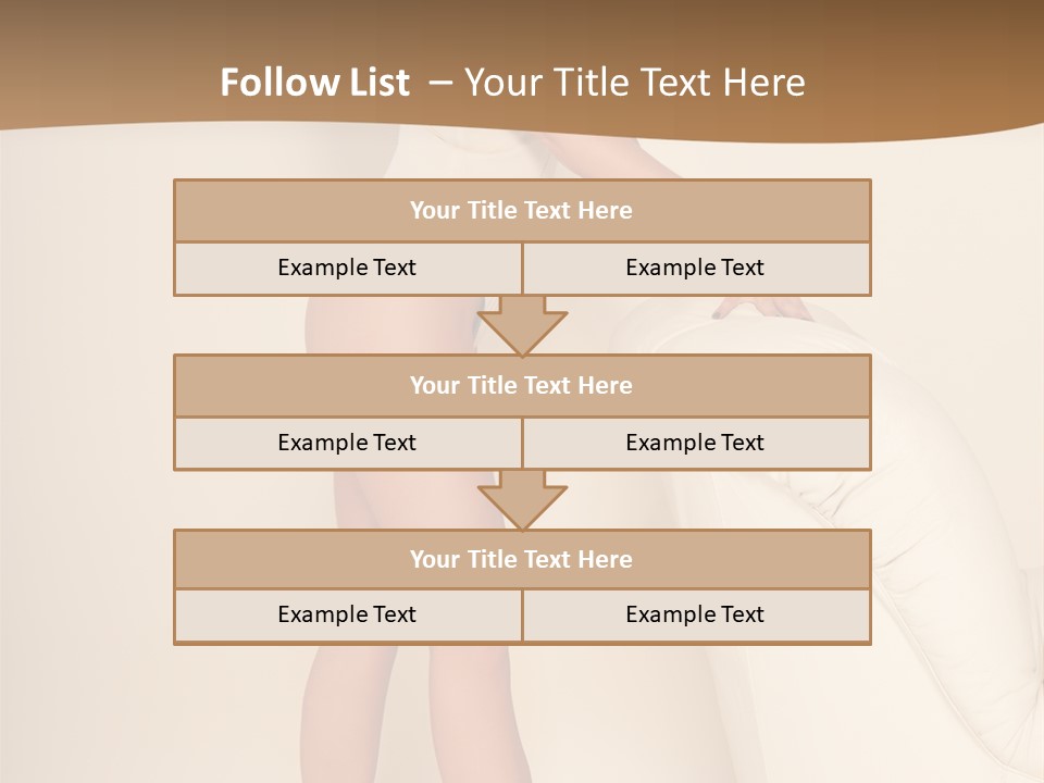 Wellbeing Tiptoe Profile PowerPoint Template
