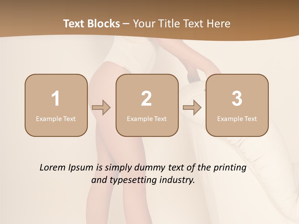 Wellbeing Tiptoe Profile PowerPoint Template