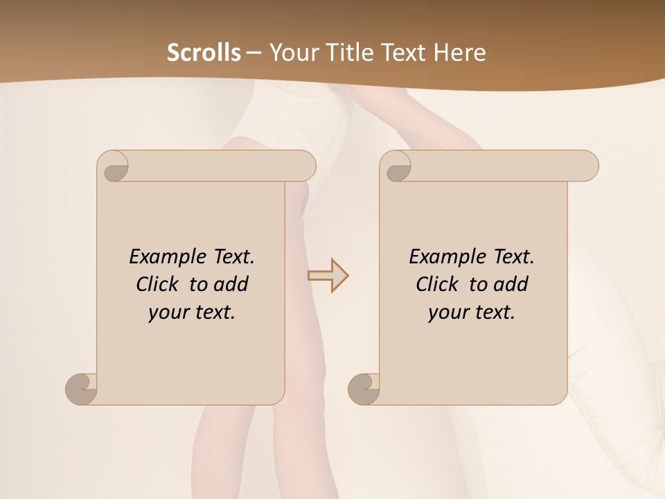 Wellbeing Tiptoe Profile PowerPoint Template