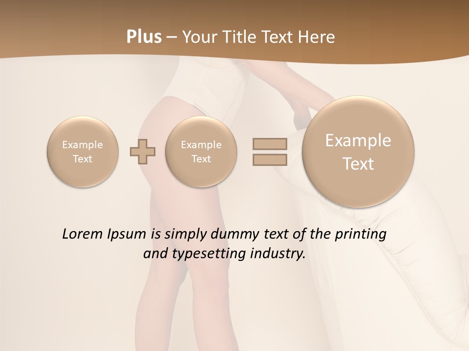 Wellbeing Tiptoe Profile PowerPoint Template
