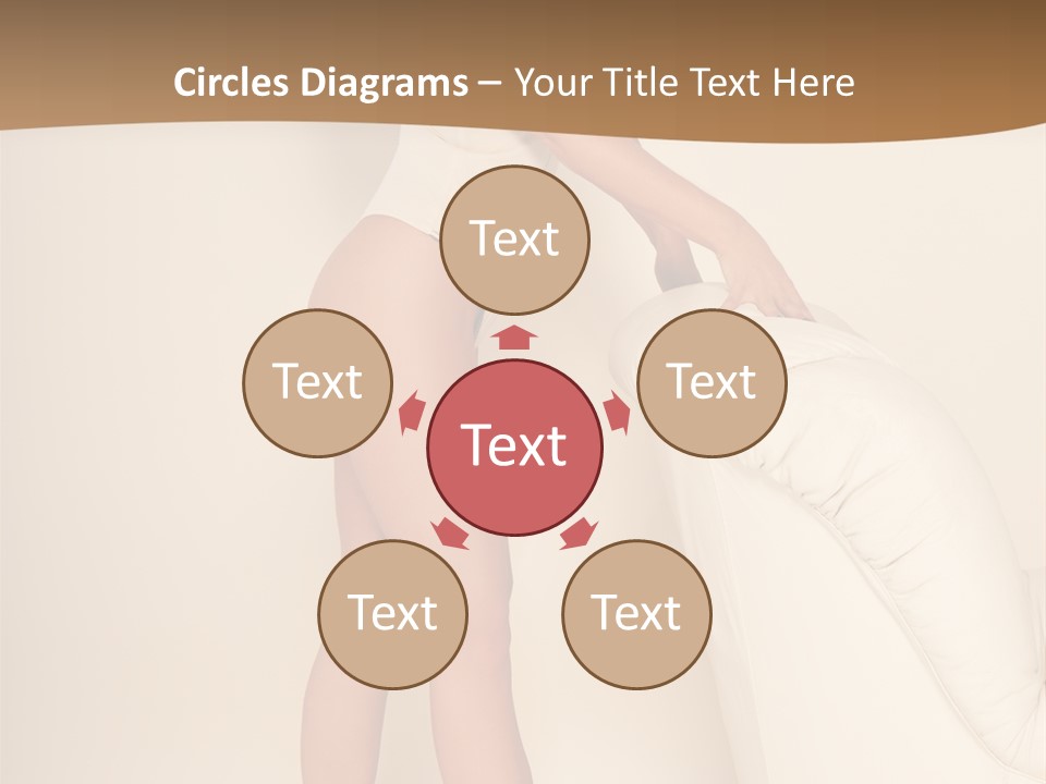 Wellbeing Tiptoe Profile PowerPoint Template