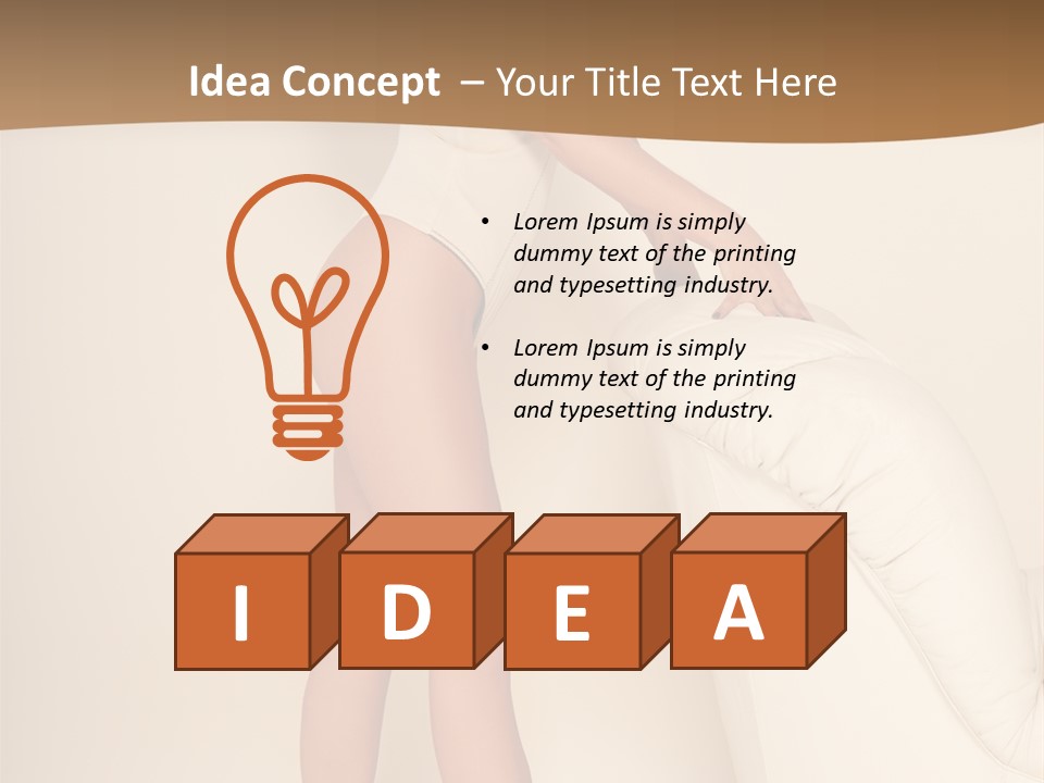 Wellbeing Tiptoe Profile PowerPoint Template