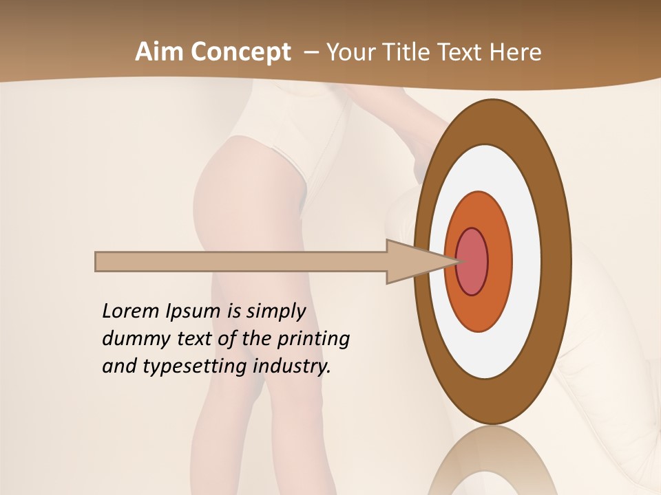 Wellbeing Tiptoe Profile PowerPoint Template