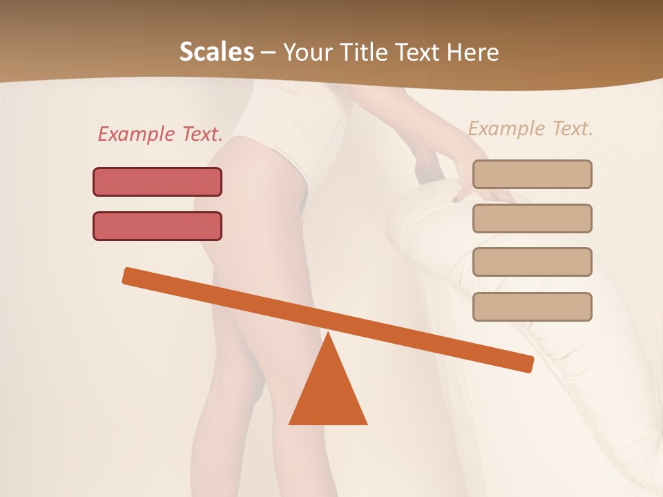Wellbeing Tiptoe Profile PowerPoint Template