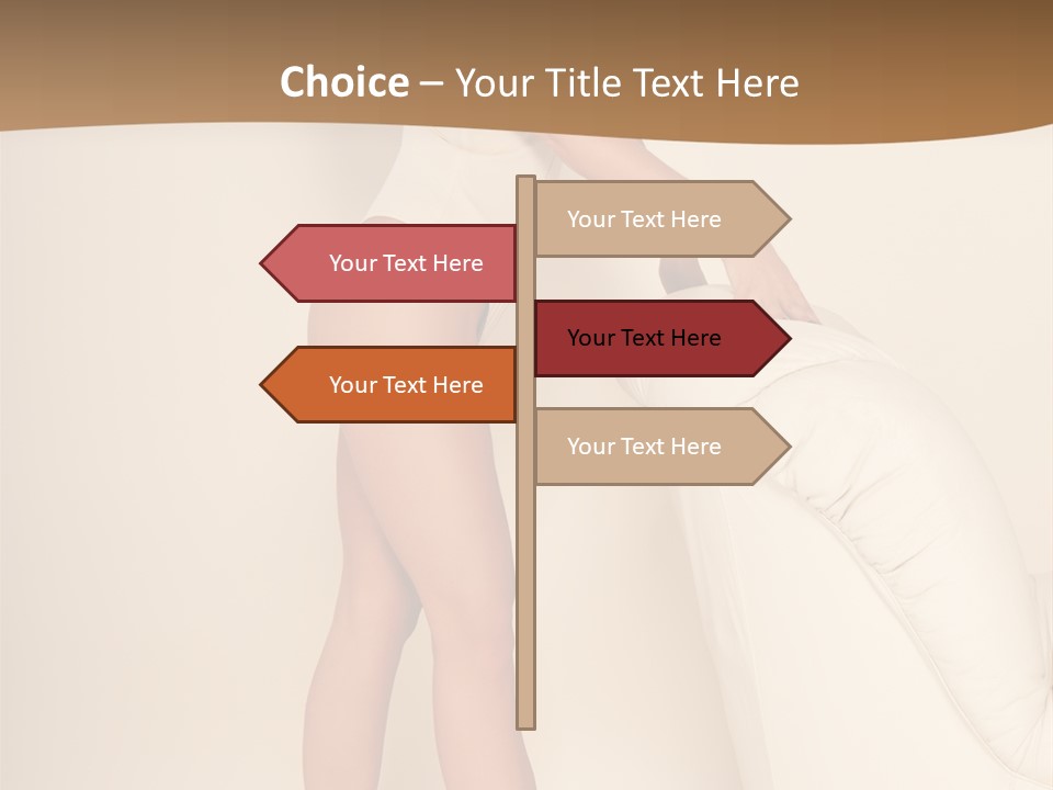 Wellbeing Tiptoe Profile PowerPoint Template