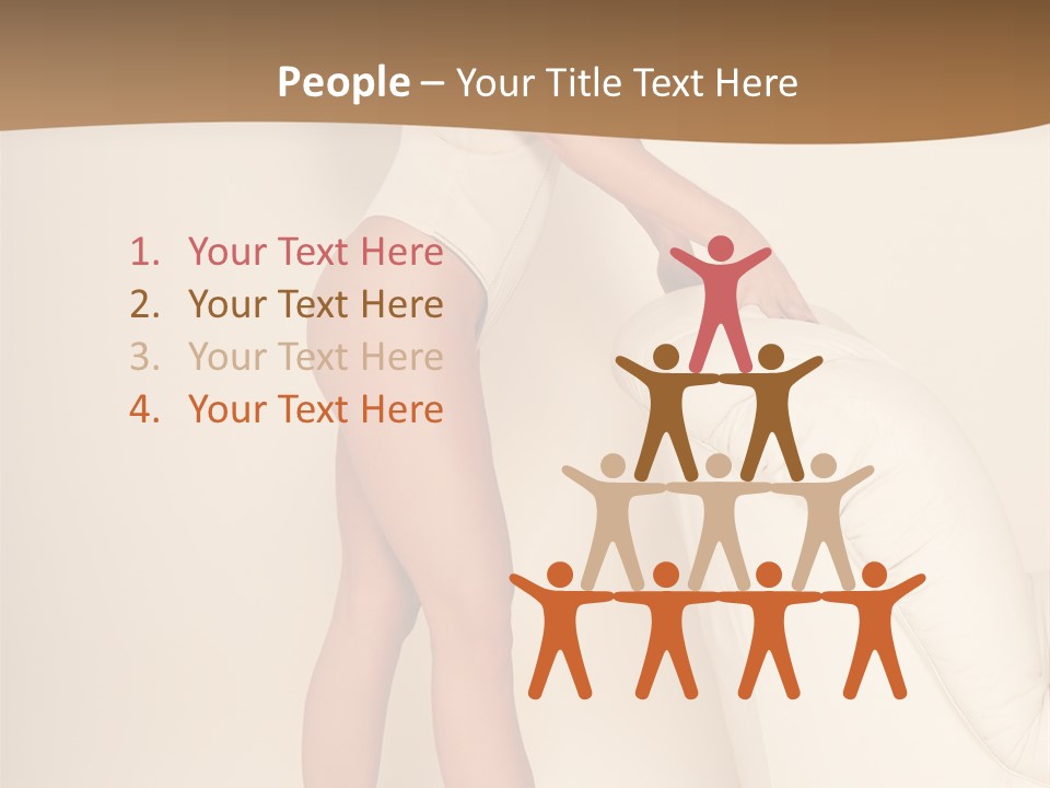 Wellbeing Tiptoe Profile PowerPoint Template