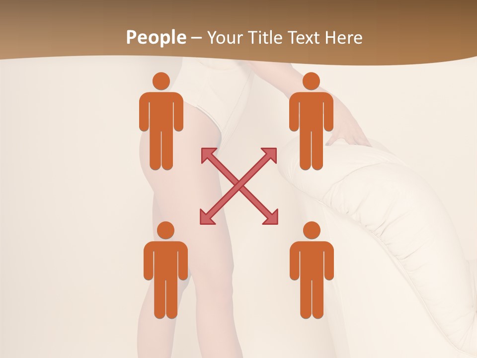 Wellbeing Tiptoe Profile PowerPoint Template