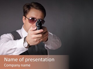 Menace Watch Spectacle PowerPoint Template