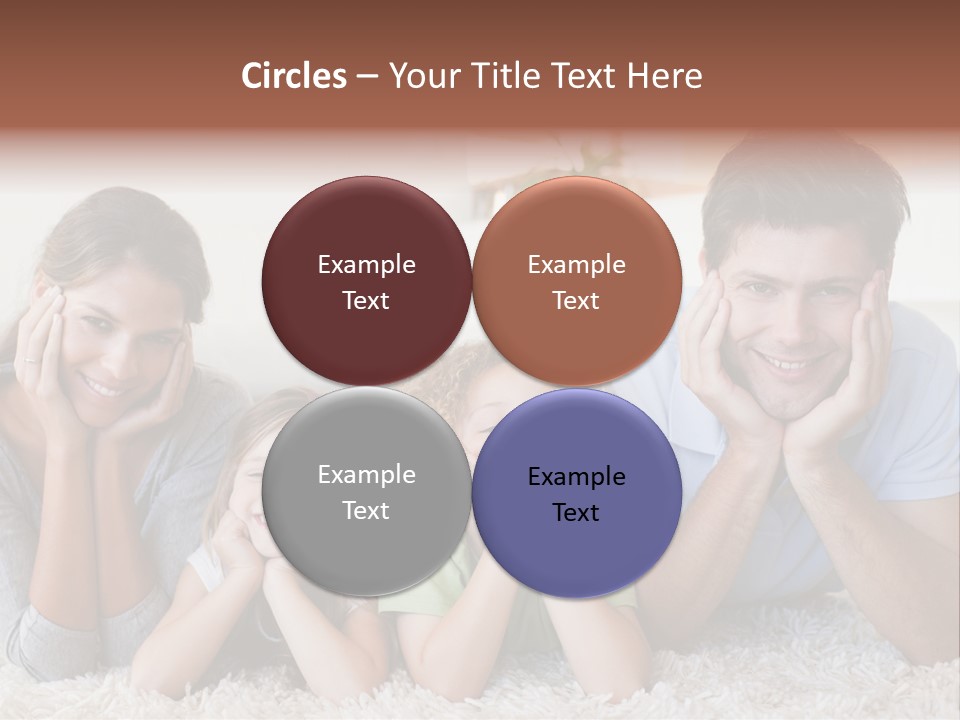 Caucasian Resting Lay PowerPoint Template
