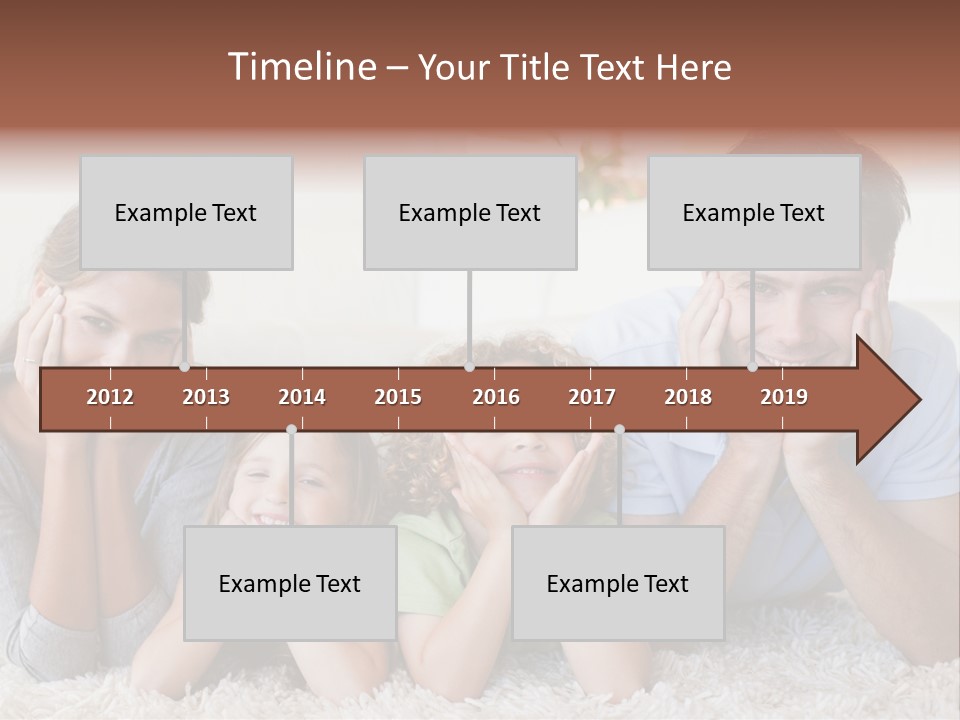 Caucasian Resting Lay PowerPoint Template