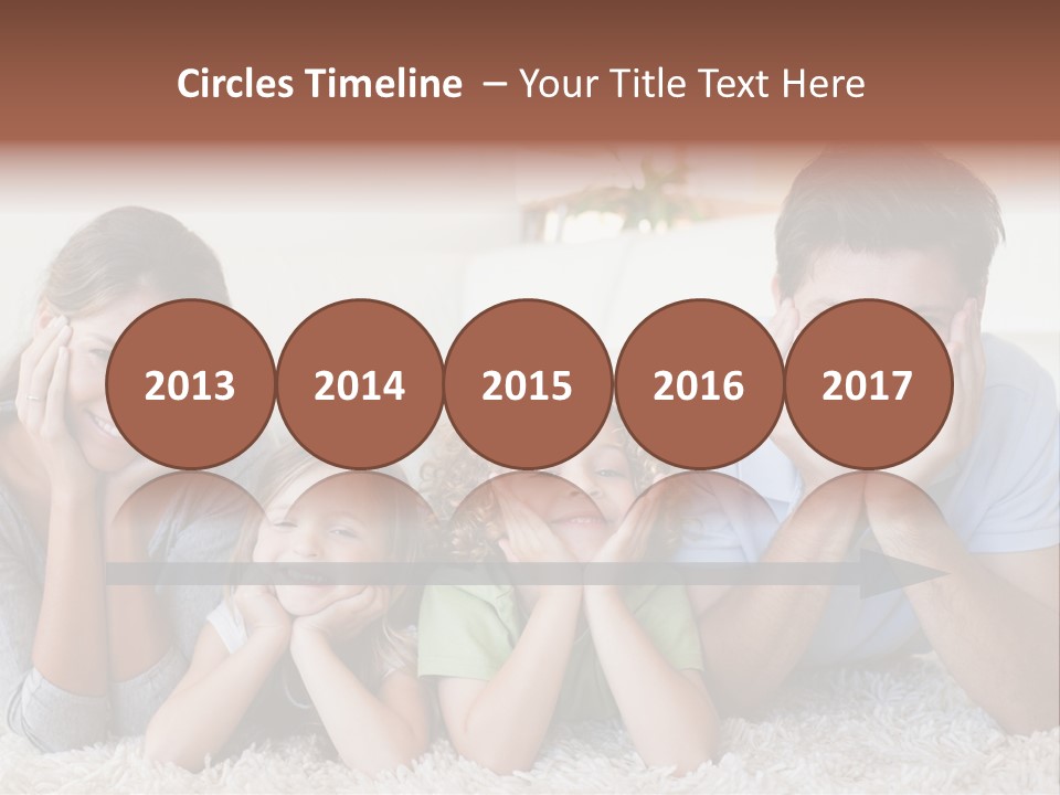 Caucasian Resting Lay PowerPoint Template