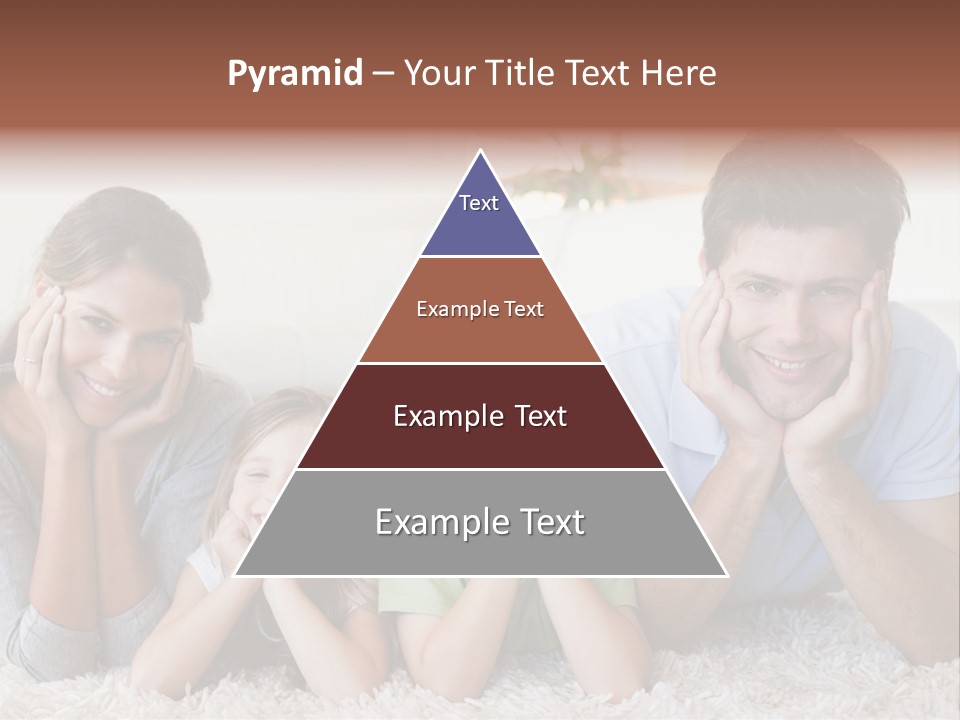 Caucasian Resting Lay PowerPoint Template