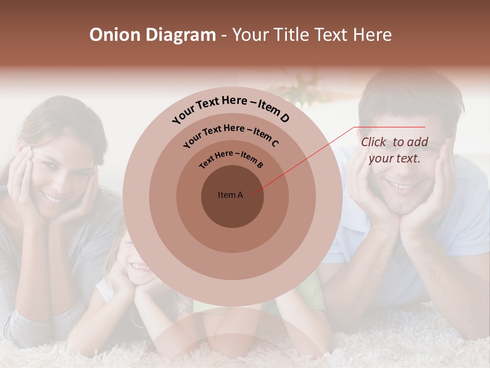 Caucasian Resting Lay PowerPoint Template