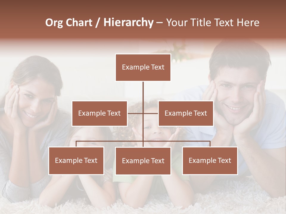 Caucasian Resting Lay PowerPoint Template