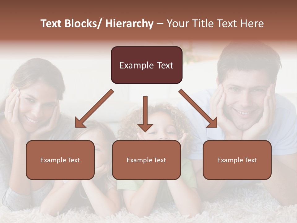 Caucasian Resting Lay PowerPoint Template