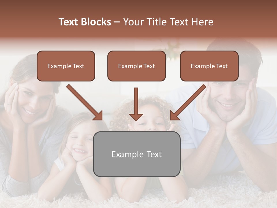 Caucasian Resting Lay PowerPoint Template