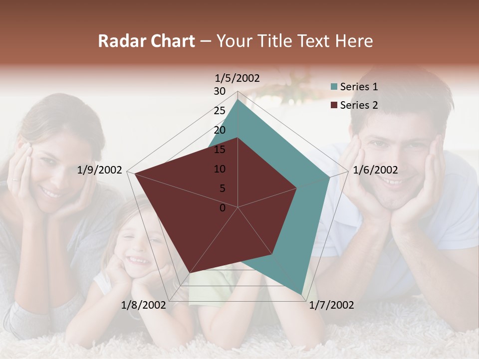 Caucasian Resting Lay PowerPoint Template