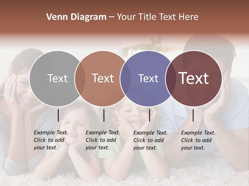 Caucasian Resting Lay PowerPoint Template