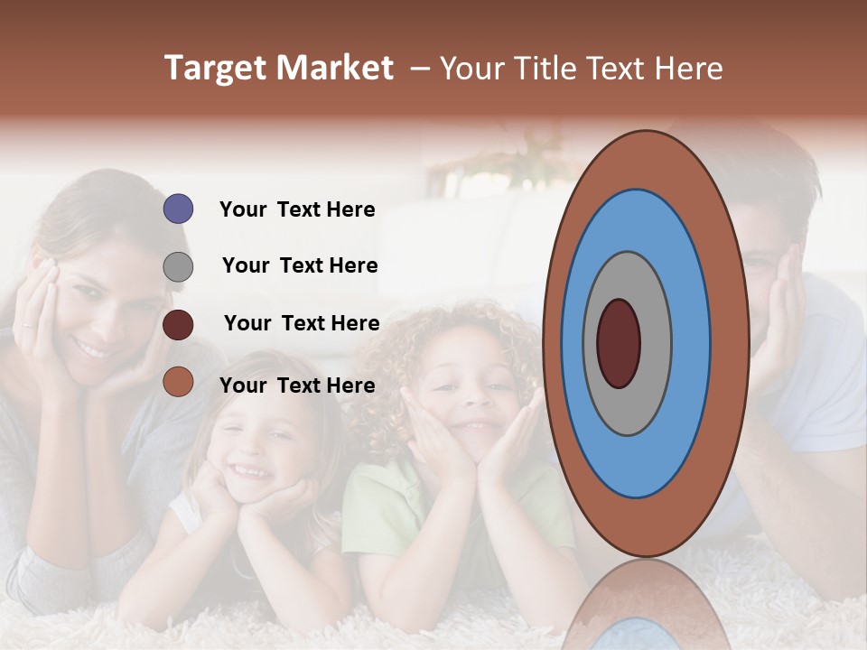 Caucasian Resting Lay PowerPoint Template